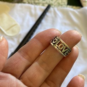 James Avery LOVE HOPE FAITH Ring.